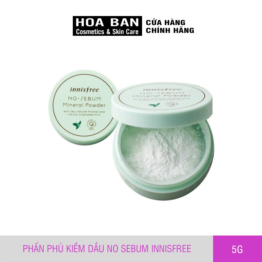 Phấn phủ kiềm dầu No Sebum Innisfree | BigBuy360 - bigbuy360.vn