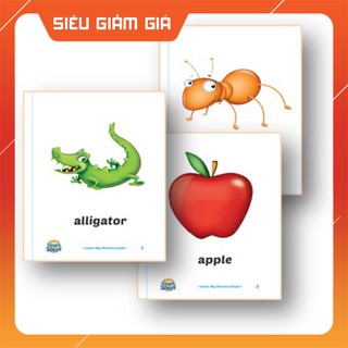 Flashcard I-learn My Phonic 1,2 | I-learn My Phonic Flashcards | GIẢM GIÁ SẬP SÀN