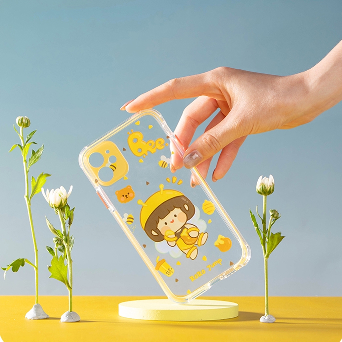 Ốp lưng iphone bee snacks trong 4 góc 5s/6/6plus/6s/6splus/7/7plus/8/8plus/x/xr/xs/11/12/pro/max/plus/promax -Awifi V1-3 | BigBuy360 - bigbuy360.vn