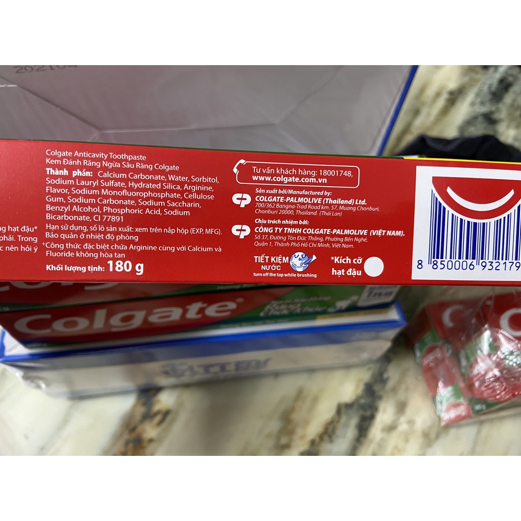 KEM ĐÁNH RĂNG COLGATE NGỪA SÂU RĂNG TỐI ĐA 180G