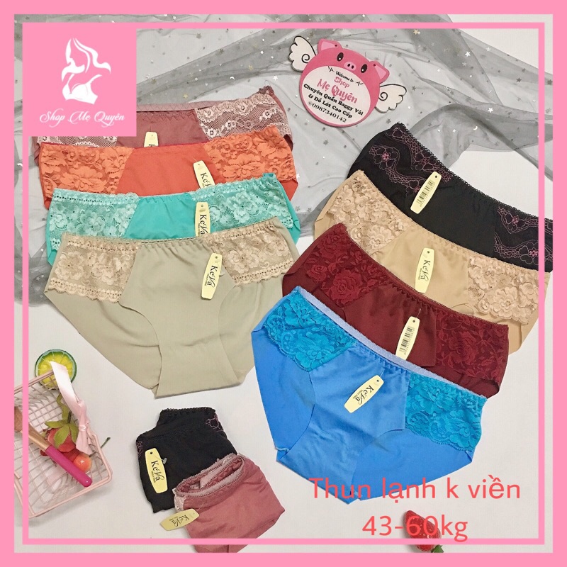 Combo 10c Quần lót công xưởng thanh lý- chất liệu mẫu mã đa dạng (40-68kg)