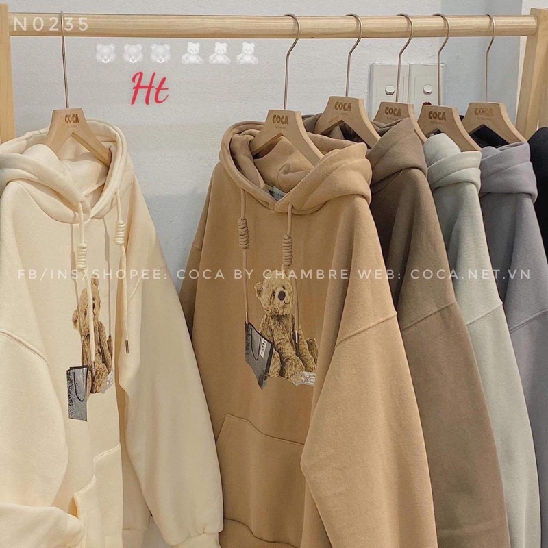 Áo hoodie Cotton gấu túi xách H2A | BigBuy360 - bigbuy360.vn