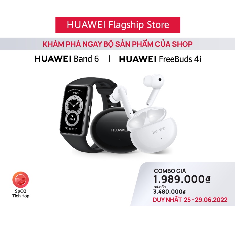 Bộ Sản Phẩm Huawei (Band 6 + FreeBuds 4i)