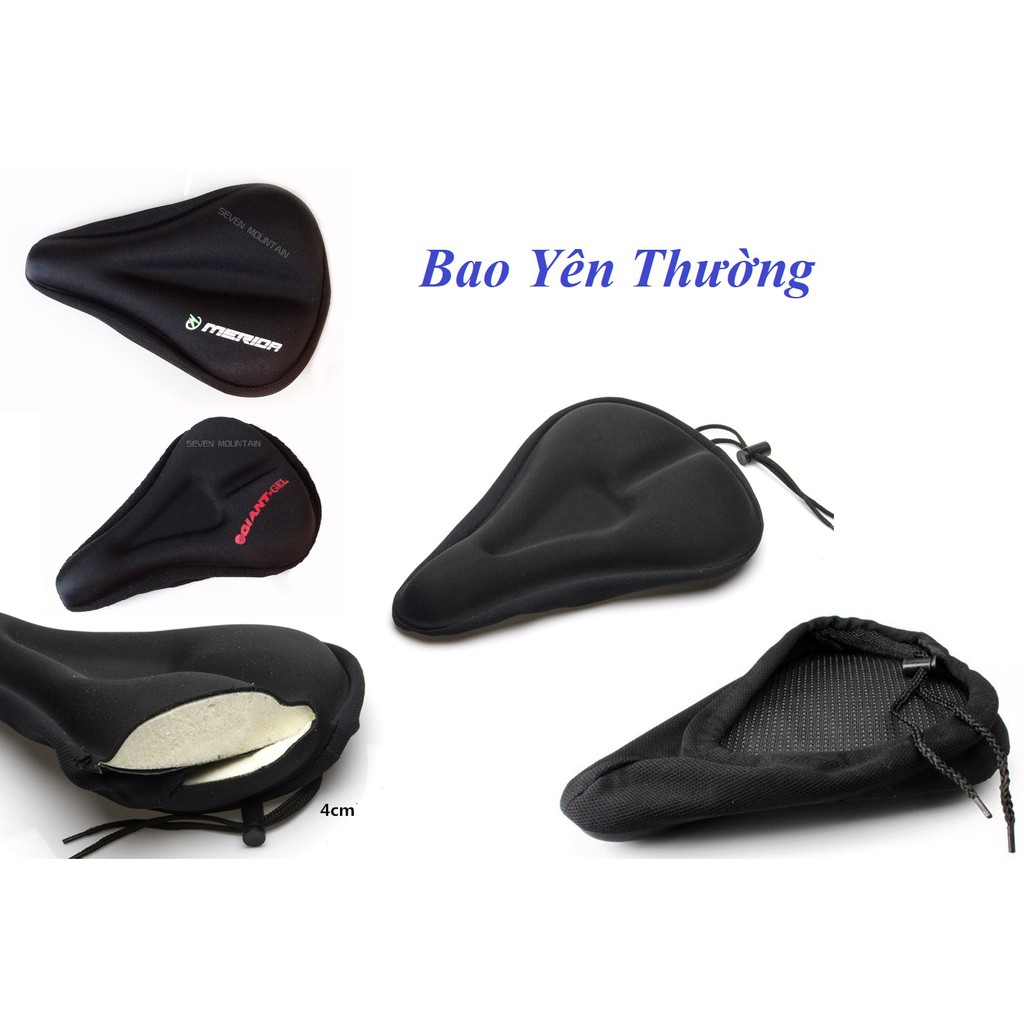 Nệm bọc  yên xe đạp - bao yên xe đạp ngồi êm hơn