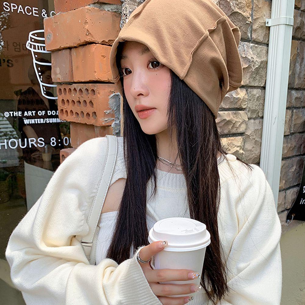 VANES1 Mũ Len Trùm Tai Giữ Ấm Thời Trang Đường Phố Cho Nữ