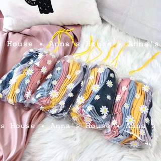 Set 10 đôi vớ hoa cúc kèm túi