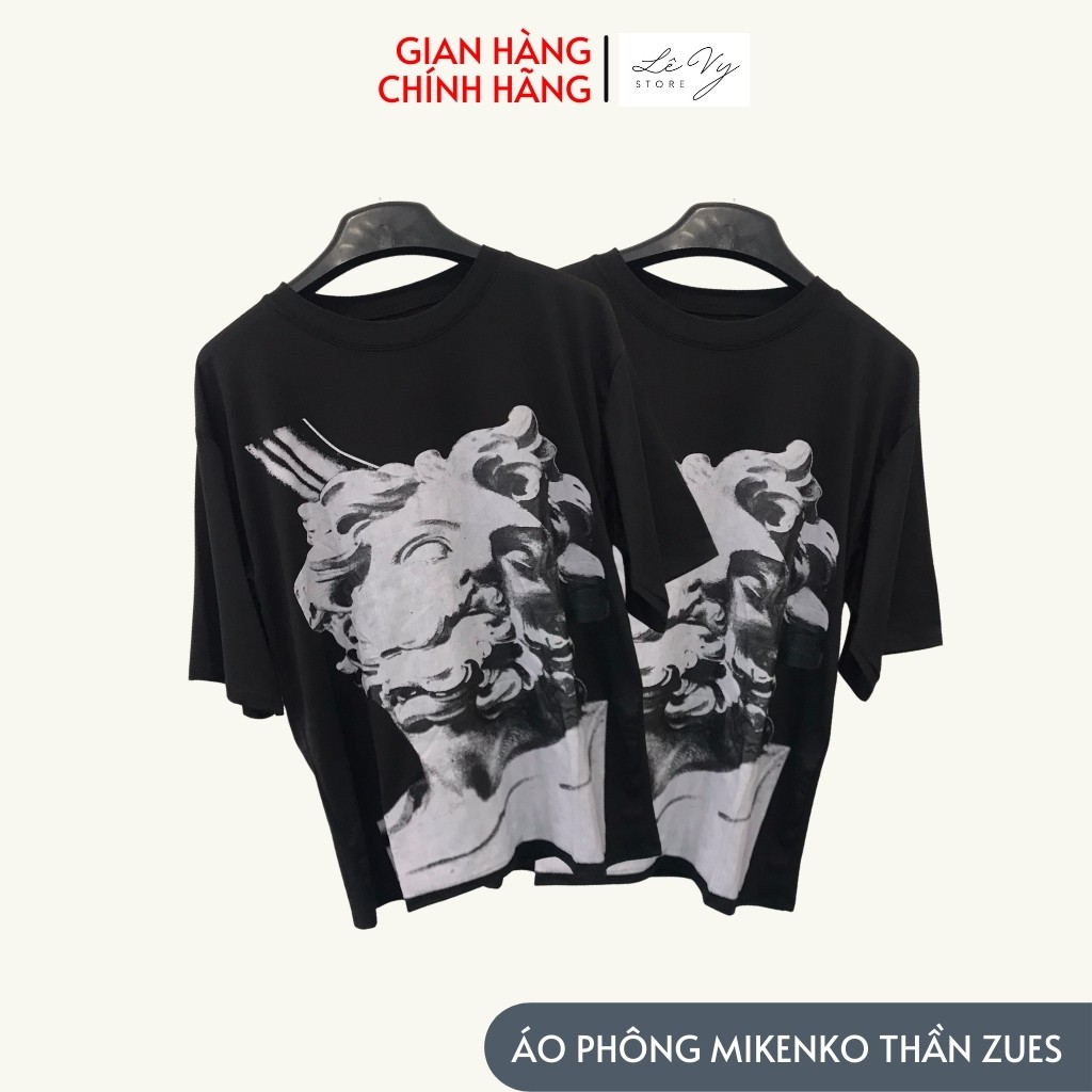 Áo Thun Tay Lỡ MIKENKO Thần Zeus, Dáng Unisex Phù Hợp Cả Nam Và Nữ