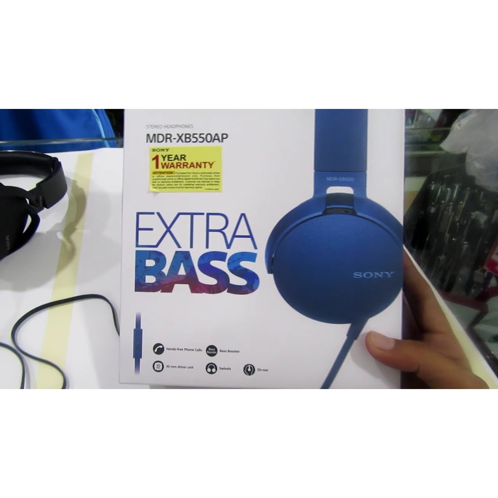 Tai nghe MDR-XB550AP Extra Bass