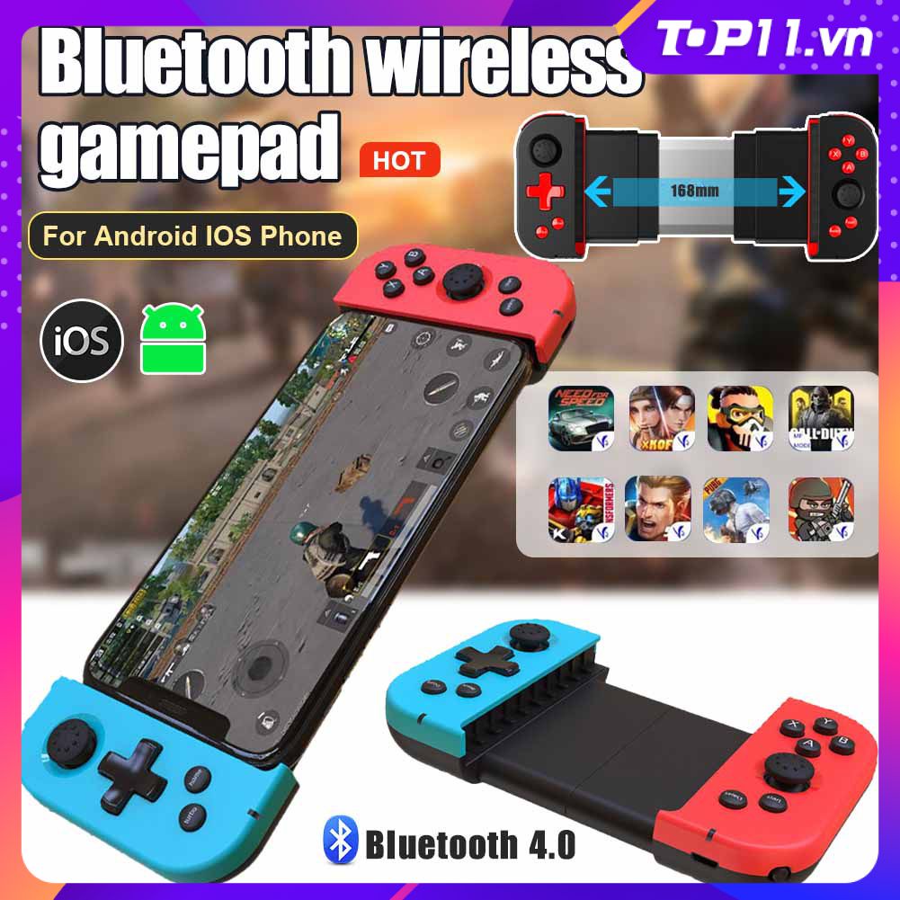 Di Động Điều Khiển Gamepad Bluetooth Không Dây Chơi Game Joystick Có Thể Thu Vào Dành Cho Ios Android Pubg