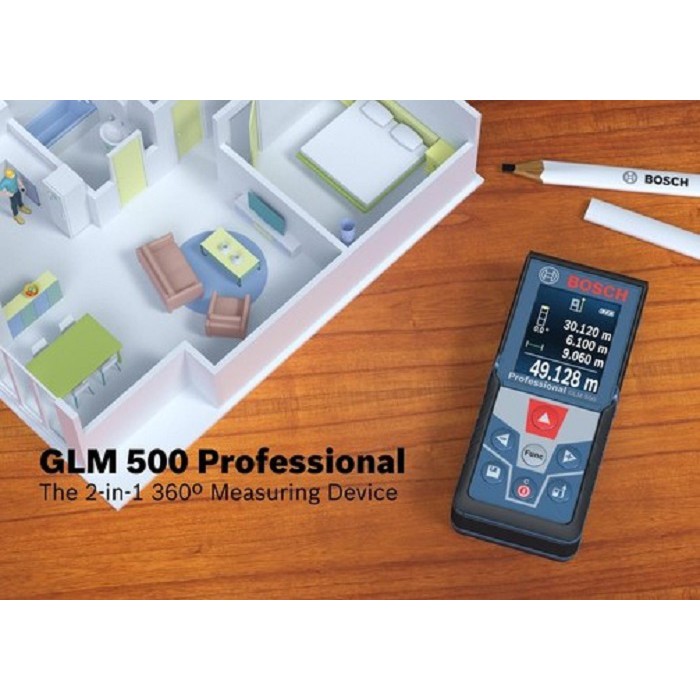 Thước đo laser 50m Bosch GLM500