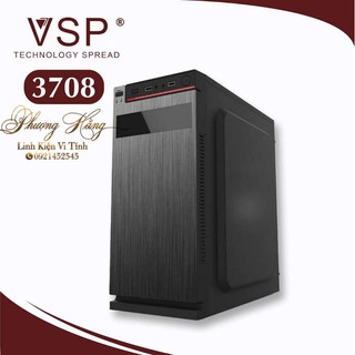 HÀNG MỚI VỀ -Case VSP 3708A Chuẩn Case ATX (Mid Tower / Màu Đen )