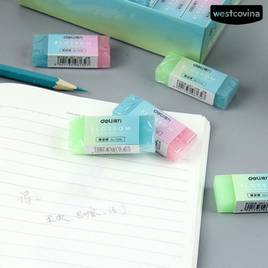 [Hot]✍Gôm Tẩy Trong Suốt Hình Chữ Nhật Bằng Cao Su Đáng Yêu An Toàn Cho Nhà Ở