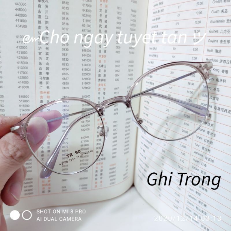 Gọng Kính Cận TR90 2736 ( Lắp Cận - Viễn - Loạn )