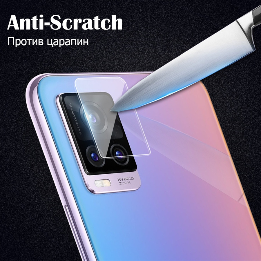 3 Trong 1 Kính cường lực + Miếng dán Cacbon + Kính Cường Lực Bảo Vệ Camera Sau Cho Vivo S1 S1 Pro V19 V9 V11 V15 V15 Pro V17 V17 Pro V19 Neo Y31 Y12S
