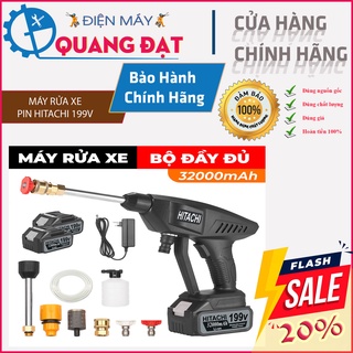 Máy Rửa Xe Pin Hitachi 199V | Pin 10 Cell | Rửa Xe | Cây Cảnh | Điện Lạnh | Xịt Rửa Điều Hòa