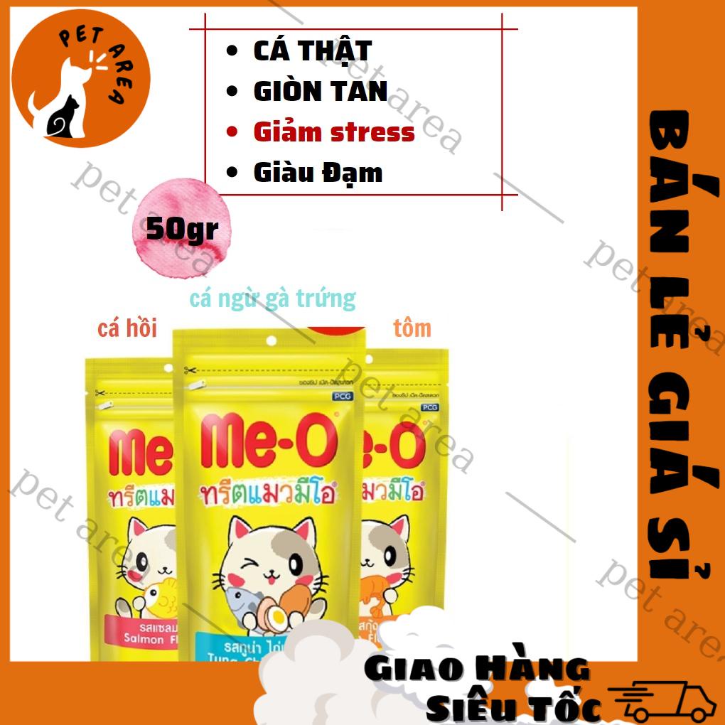 [Rẻ vô Địch][Có Sẵn]Snack Thưởng Cho Mèo Me-O Gói 50g Ăn Vặt Bổ Sung Dinh Dưỡng