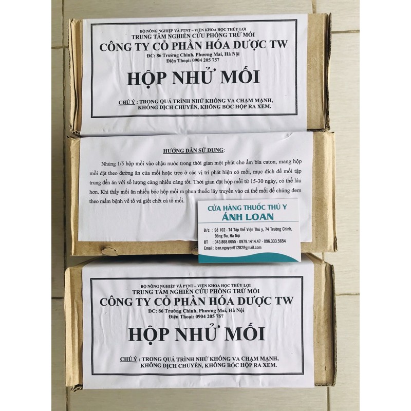 Combo Thuốc diệt mối: 2 hộp nhử mối và 1 lọ thuốc mối PMC90 100g