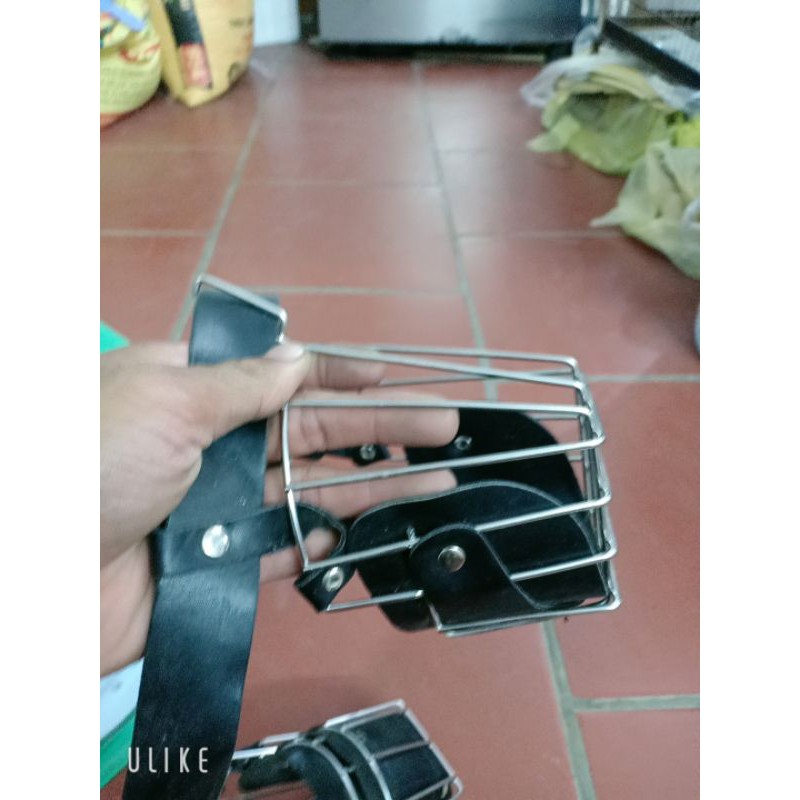 Rọ mõm chó INOX đủ size từ 10kg-35kg- dọ mõm chó 2 cỡ