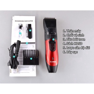 Tông đơ cắt tóc kemei km 730 - máy cắt tóc kemei sạc điện siêu tiện