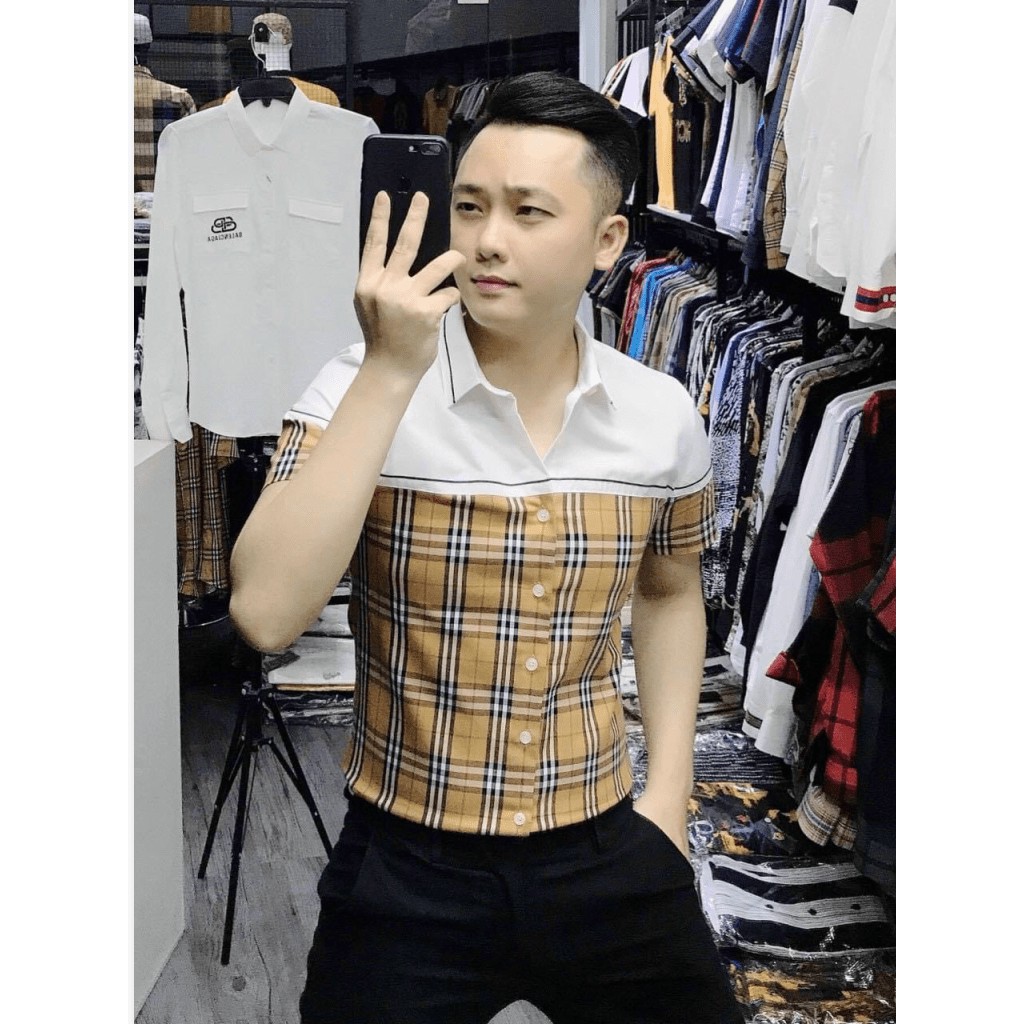 ÁO SƠ MI NAM NGẮN TAY CÔNG SỞ SIÊU HOT CHẤT RẺ ĐẸP CHO GIỚI TRẺ