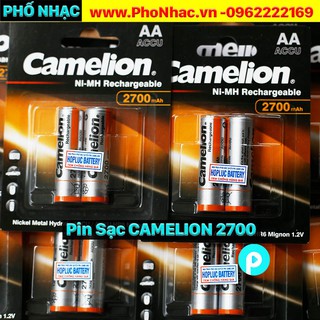 Pin sạc AA camelion 2700 hàng chính hãng Hợp Lực phân phối