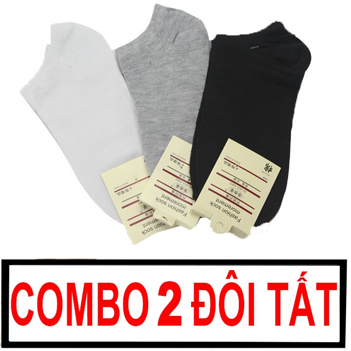 Combo 2 tất nam nữ 3T645 vải mềm mịn