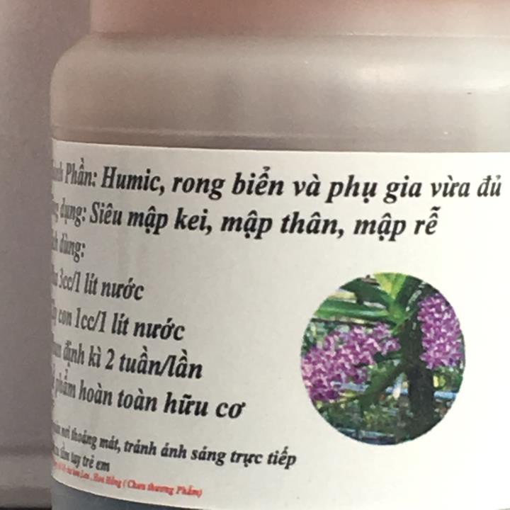 Chế phẩm Siêu Mập Ki F1 cho hoa lan, hoa hồng 50ml