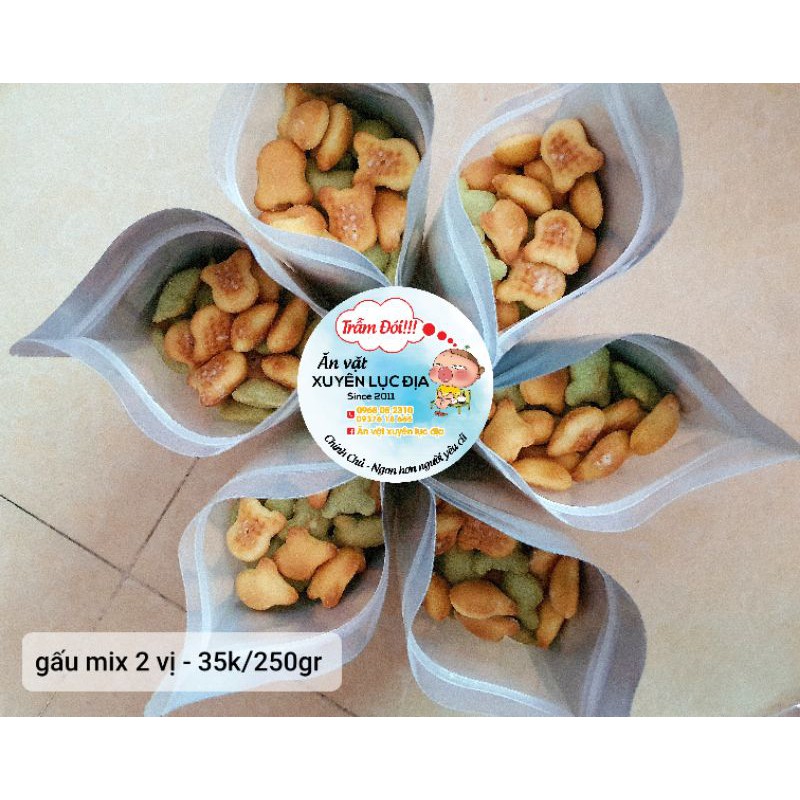 Bánh gấu mix 2 vị