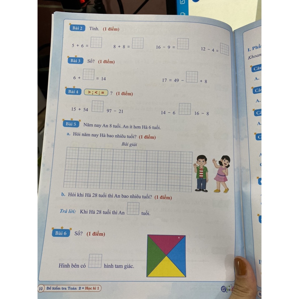 Sách - Đề kiểm tra toán 2 học kì 1 ( Kết nối tri thức )