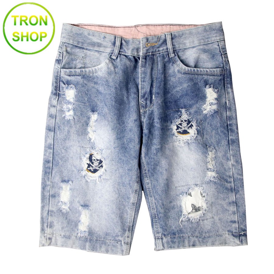 Quần short nam jean TS648  vải bền đẹp Tronshop chuyên quần nam