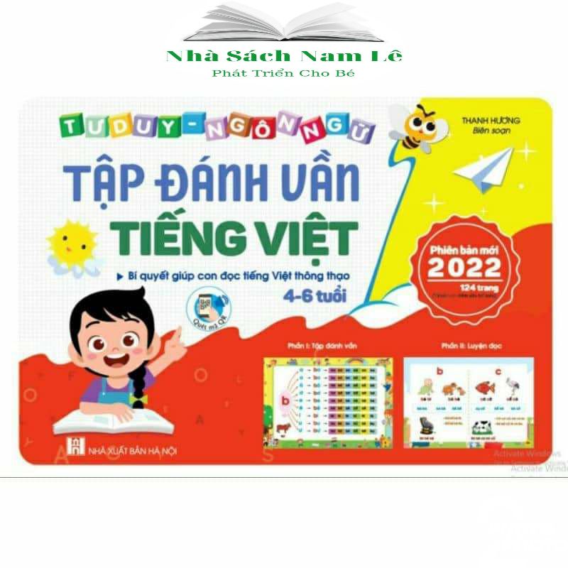 Sách - Tập Đánh Vần Tiếng Việt - Phiên Bản Mới 2022 ( Có File Nghe )