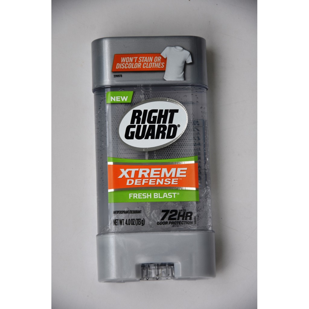 Lăn khử mùi nam Gel Right Guard Xtreme Defence 5 Fresh Blast 113g