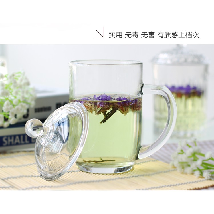 Ca cốc thủy tinh 405ml có nắp