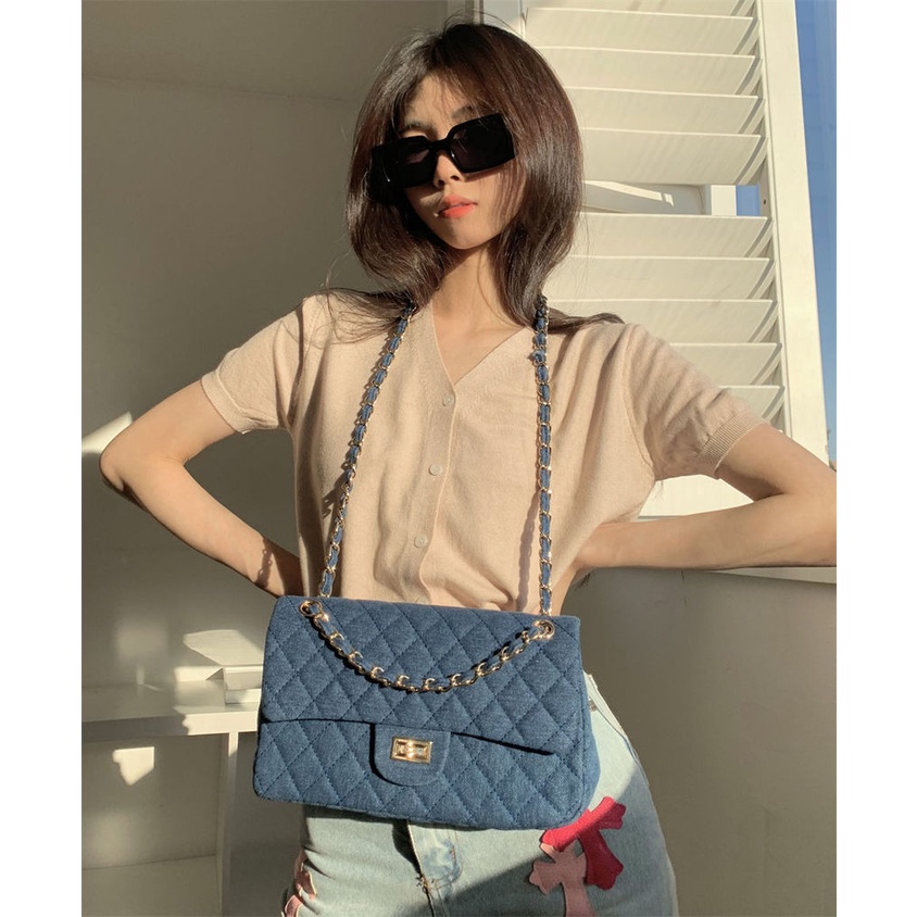 Áo cardigan Ngắn Tay Cổ Chữ V Màu Sắc Đơn Giản Dễ Phối Đồ