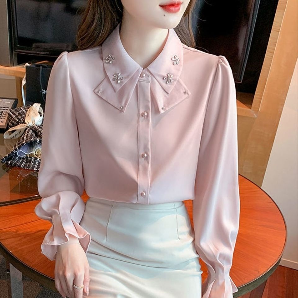 Áo Sơ Mi Voan Thời Trang Mùa Thu Dành Cho Nữ