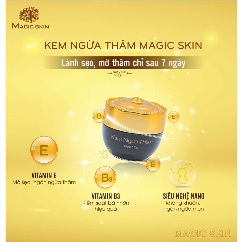 Kem Nghệ Ngừa THÂM Magicskin SIÊU PHẨM ngừa THÂM SẸO VẾT THƯƠNG NGOÀI DA