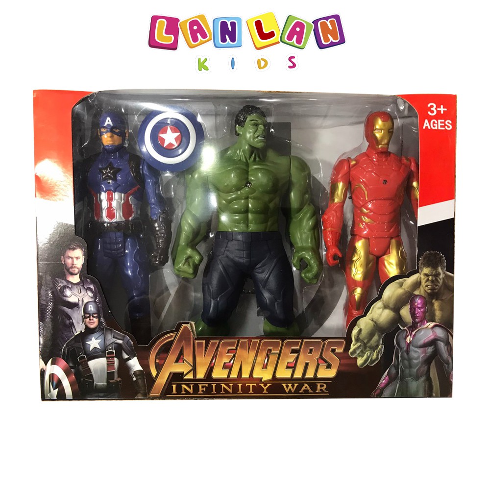 Mô hình biệt đội avenger có pin