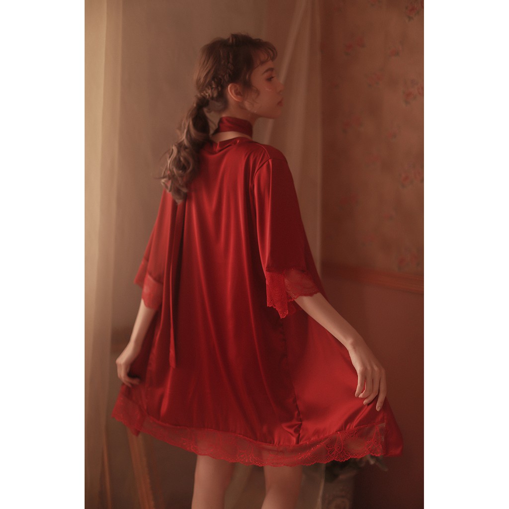 Áo Choàng Ngủ Lụa Sang Chảnh Cao Cấp Nhiều Màu Áo Choàng Ngủ | BigBuy360 - bigbuy360.vn