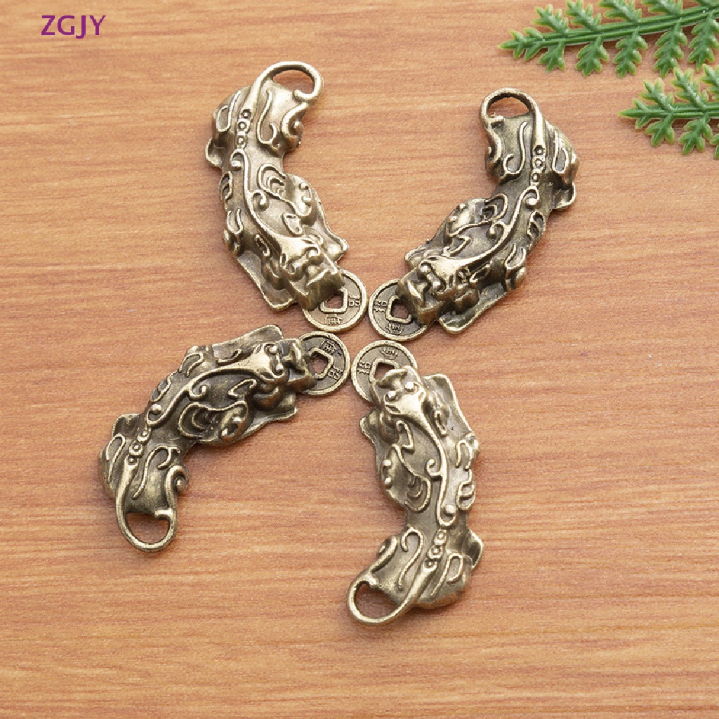 Móc Khóa May Mắn Bằng Đồng Thau Kiểu Dáng Sang Trọng Mới