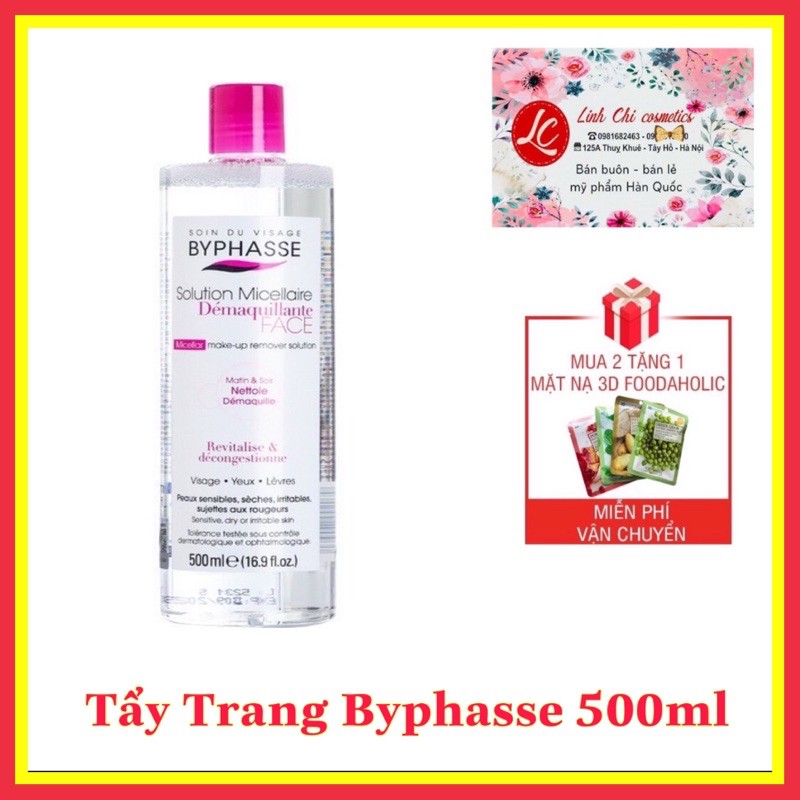Nước Tẩy Trang BYPHASSE Solution Micerallaire Face 500ml
