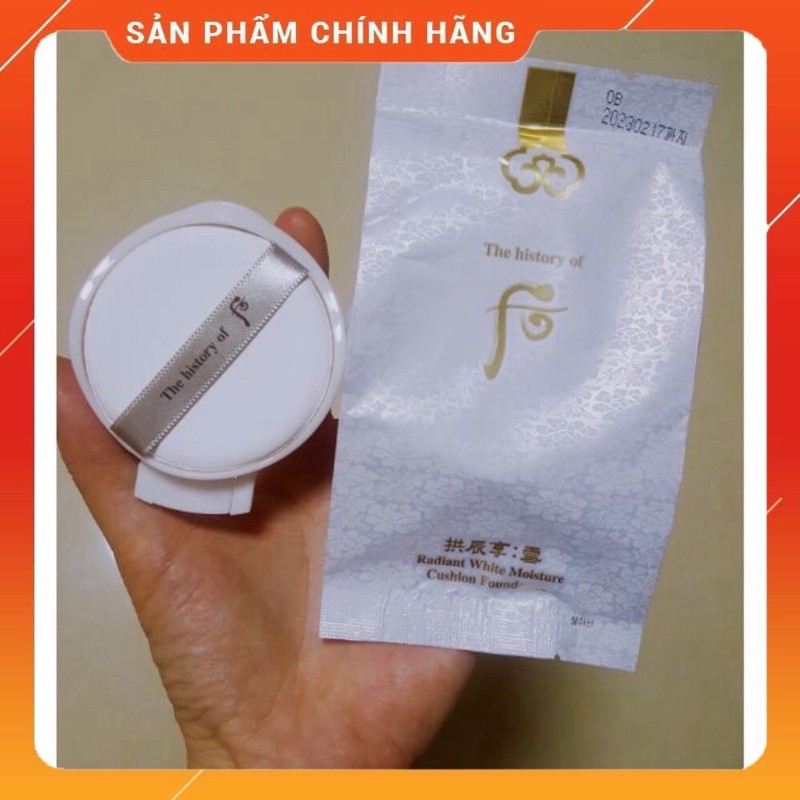 Phấn Nước Trắng Da Whoo Gongjinhyang Mi Luxury Golden(1 lõi)date 2024 Tách Set