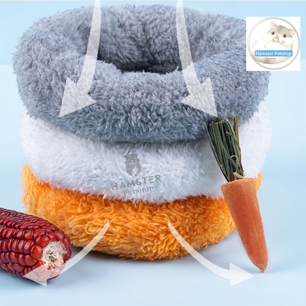 Đệm Ngủ Bông Mềm Ấm Cho Hamster , Nhím , Sóc
