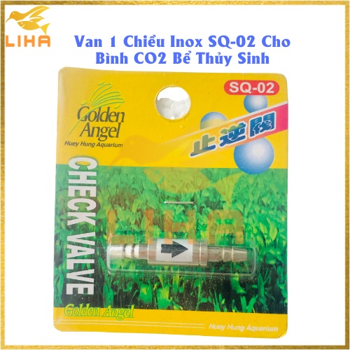 Van 1 Chiều Inox SQ-02 Cho Bình CO2 Bể Thủy Sinh, Bể Cá
