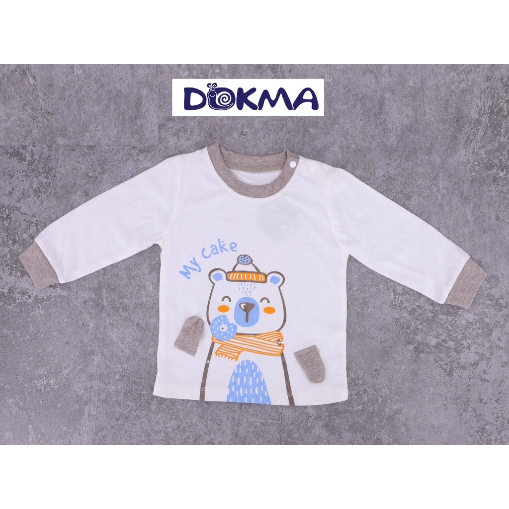 JB420A Áo cài vai dài tay của công ty TNHH Dệt May DOKMA (6-24M)