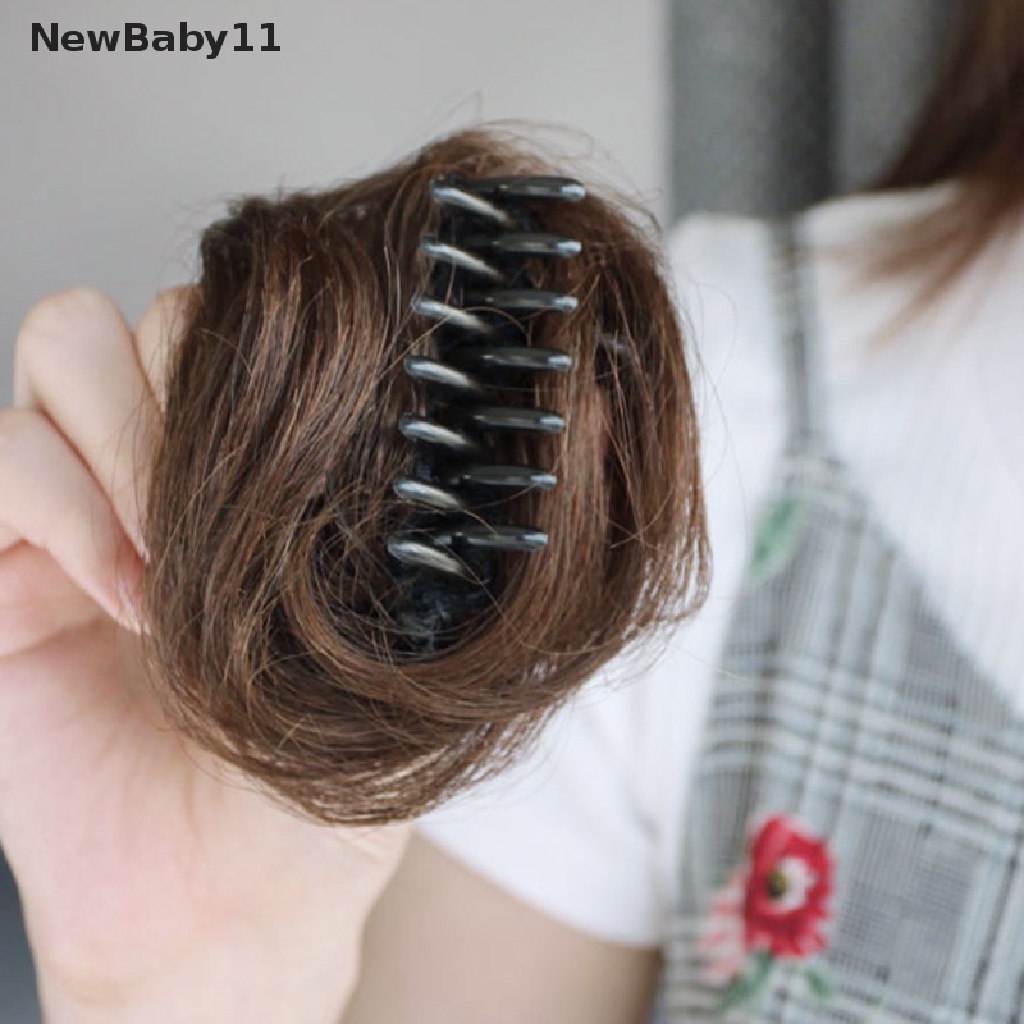 Kẹp Tóc Giả Đầu Bi Độc Đáo Cho Bé Gái