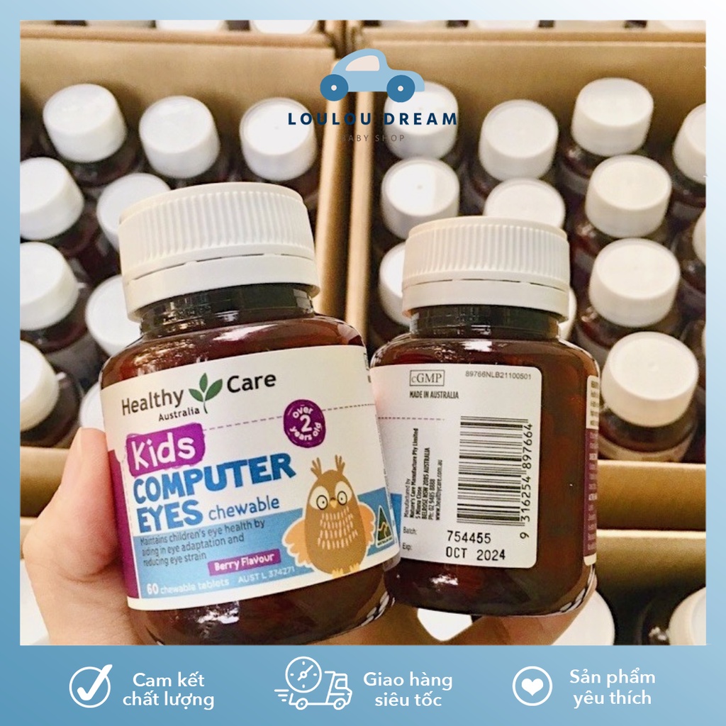 Viên bổ mắt cho bé Healthy Care Kids Computer Eyes