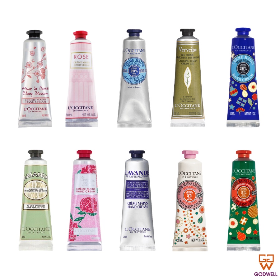Kem dưỡng da tay L'occitane nhiều loại, nhiều mùi