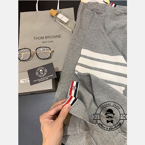 Áo nỉ chất dày Thom Browne 4 Vạch