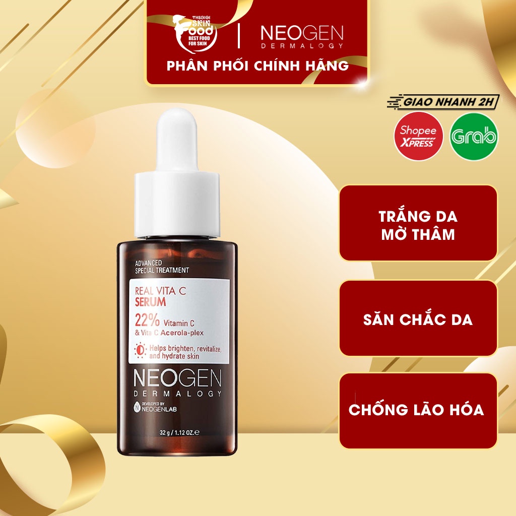 Tinh Chất Dưỡng Trắng, Mờ Thâm Neogen Dermalogy Real Vitamin C Serum 32g