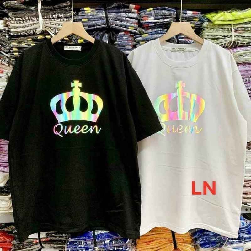 Áo phông phản quang vương miện King và Queen TH6